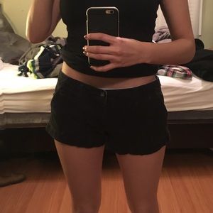 American eagle black shorts