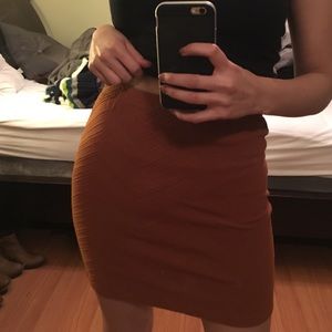 Pencil skirt.