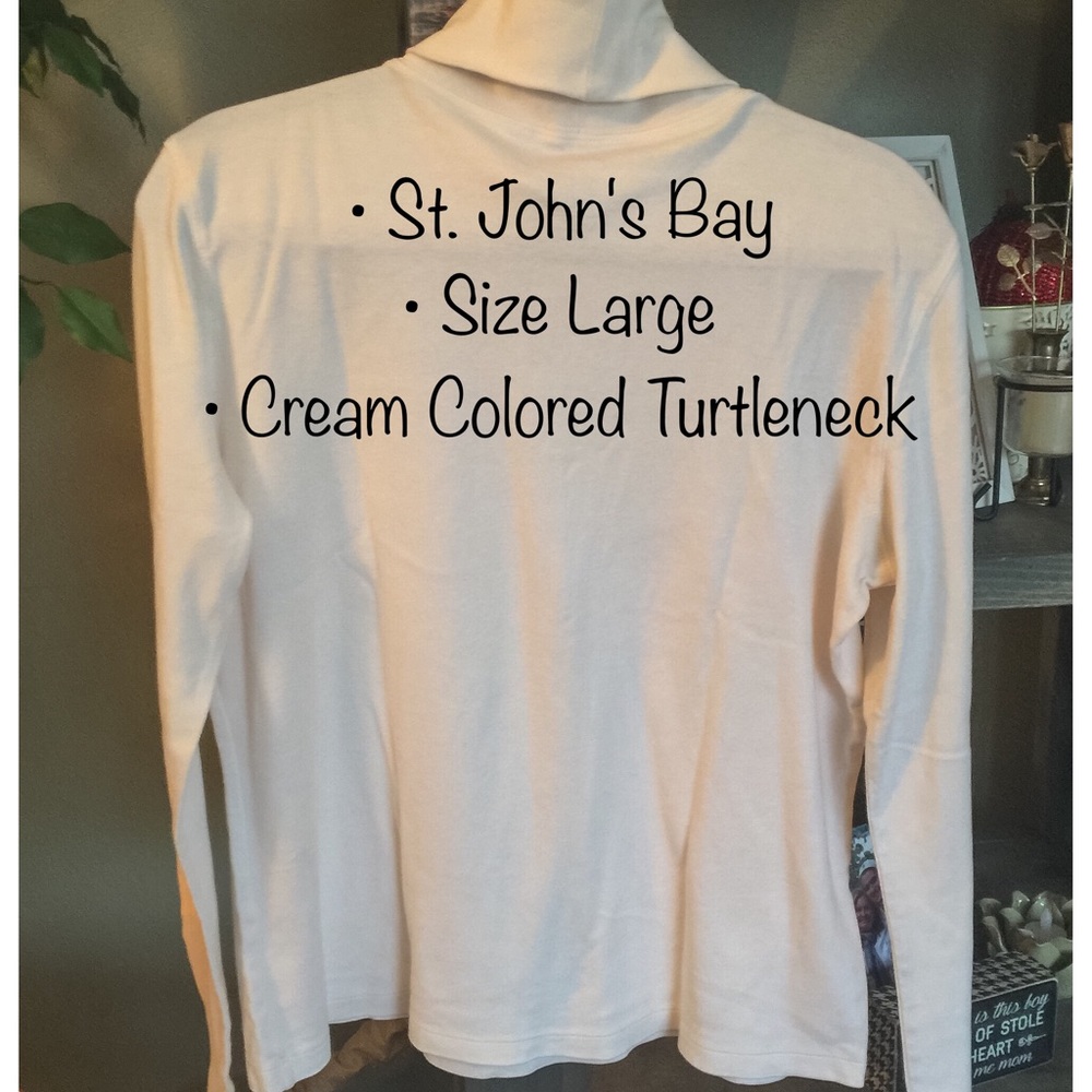 😻St John's Bay L Turtleneck Originally listed:15