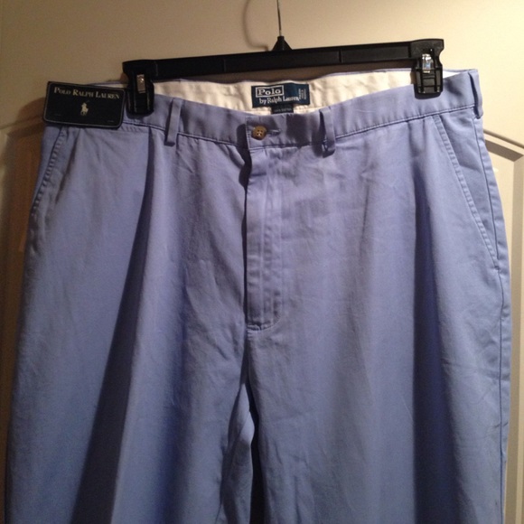 Men's Brand New Polo Ralph Lauren Light Blue Pants - Picture 4 of 4