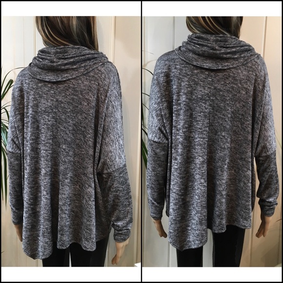 Cowl Neck Perfect Poncho - Picture 3 of 3