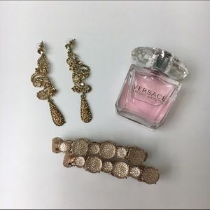 2 rose gold bracelets