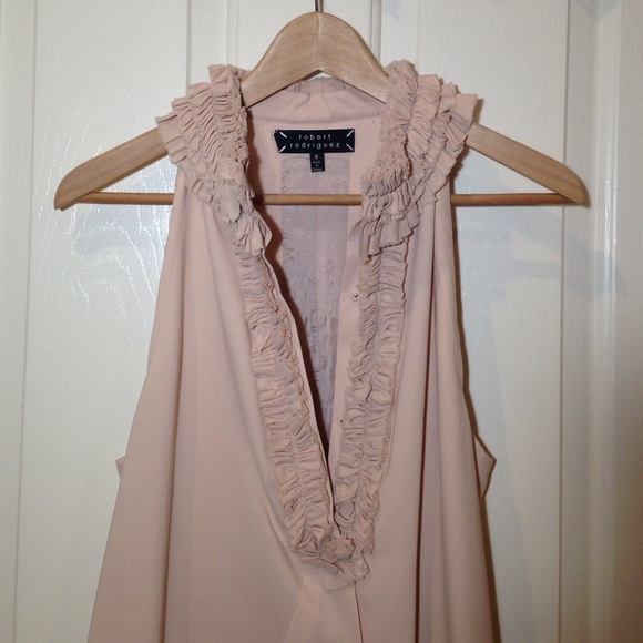 ROBERT RODRIGUEZ Gorgeous Pink Silk Dress Size 8 - Picture 3 of 3