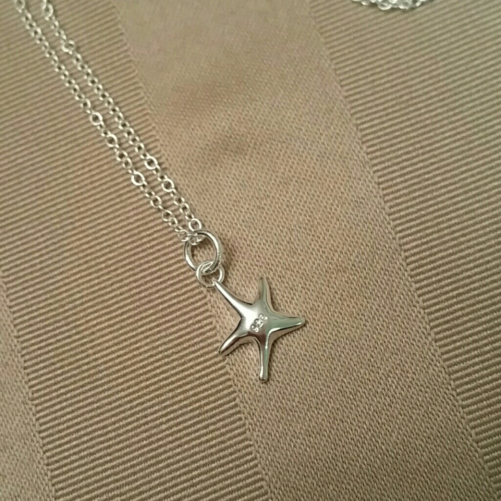 NWT STERLING SILVER CHARM NECKLACE