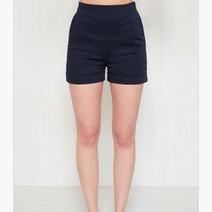 Large Modcloth Navy Shorts