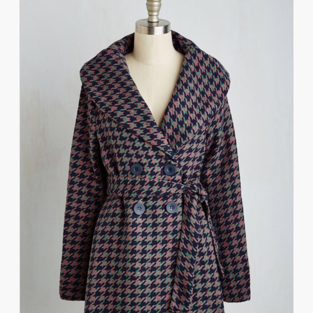 Modcloth L "Zesty Suggestion" Coat