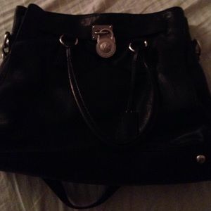Michael Kors Hamilton black purse