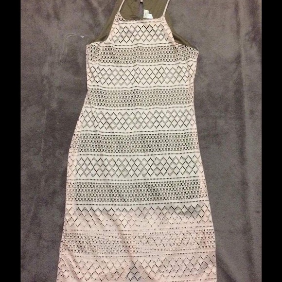 Pink Tribal Body Con Tribal Dress SIZE XL - Picture 1 of 3