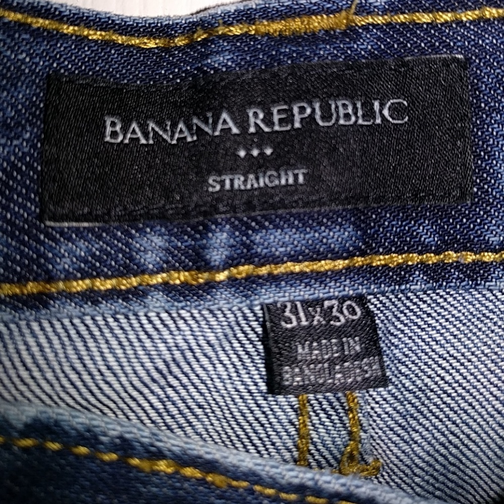 Banana Republic. Denim Jeans. Straight. 31x30