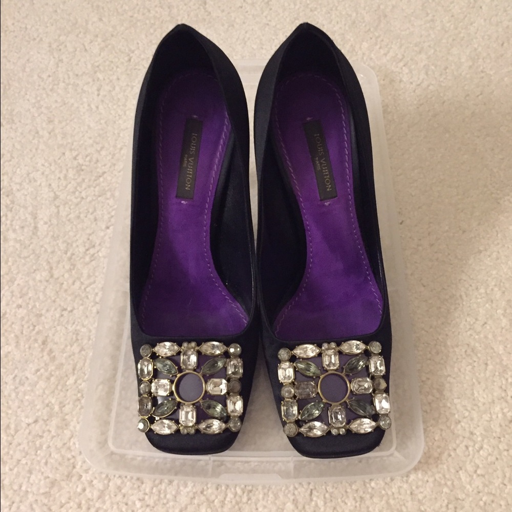 Louis Vuitton Crystal Pumps
