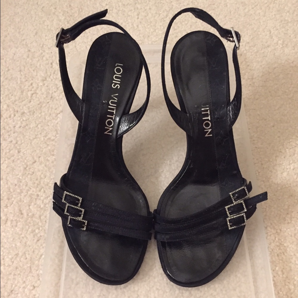 Louis Vuitton Black Heels