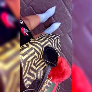 Denim Pointy Toe Ankle Boots