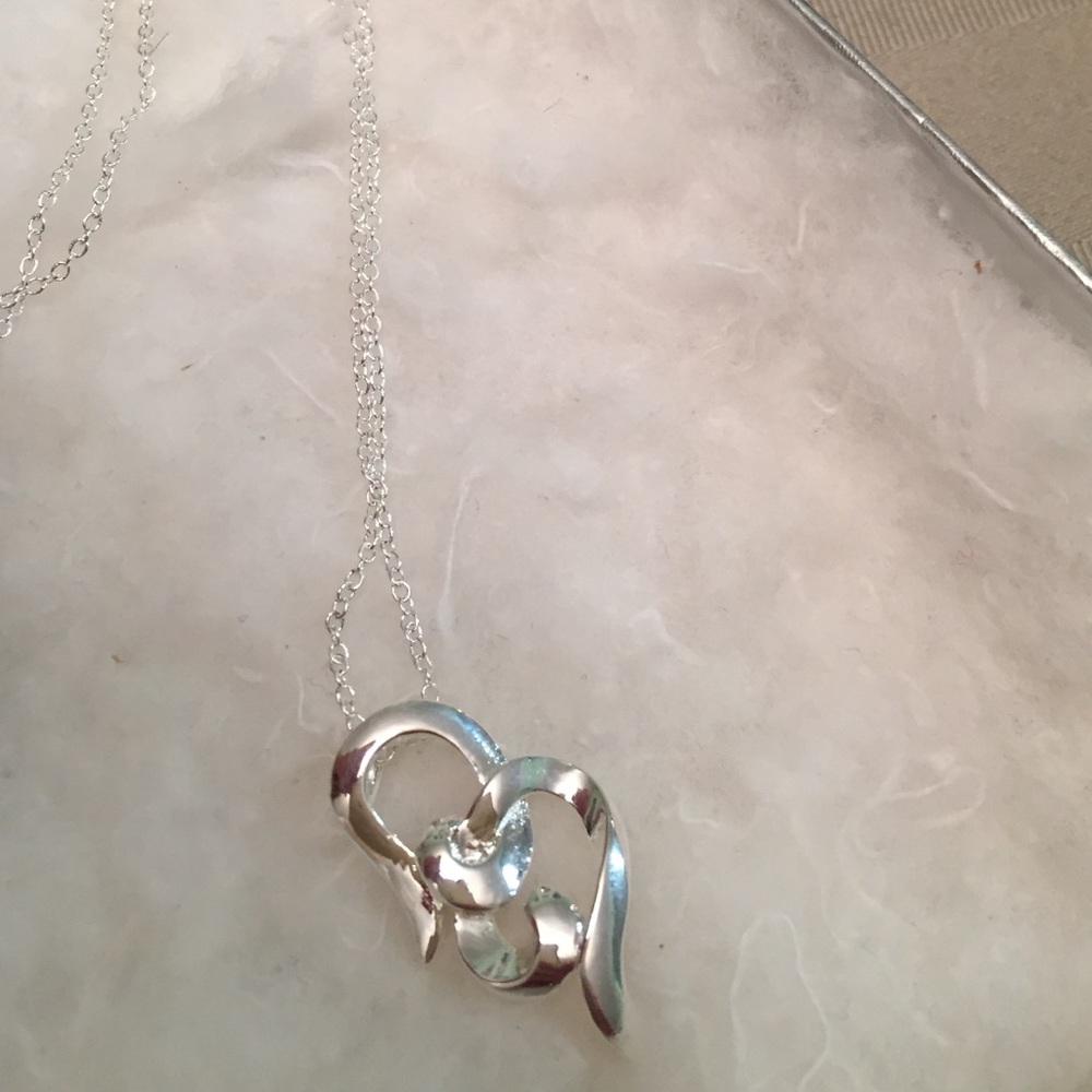 NWT STERLING SILVER CHARM NECKLACE