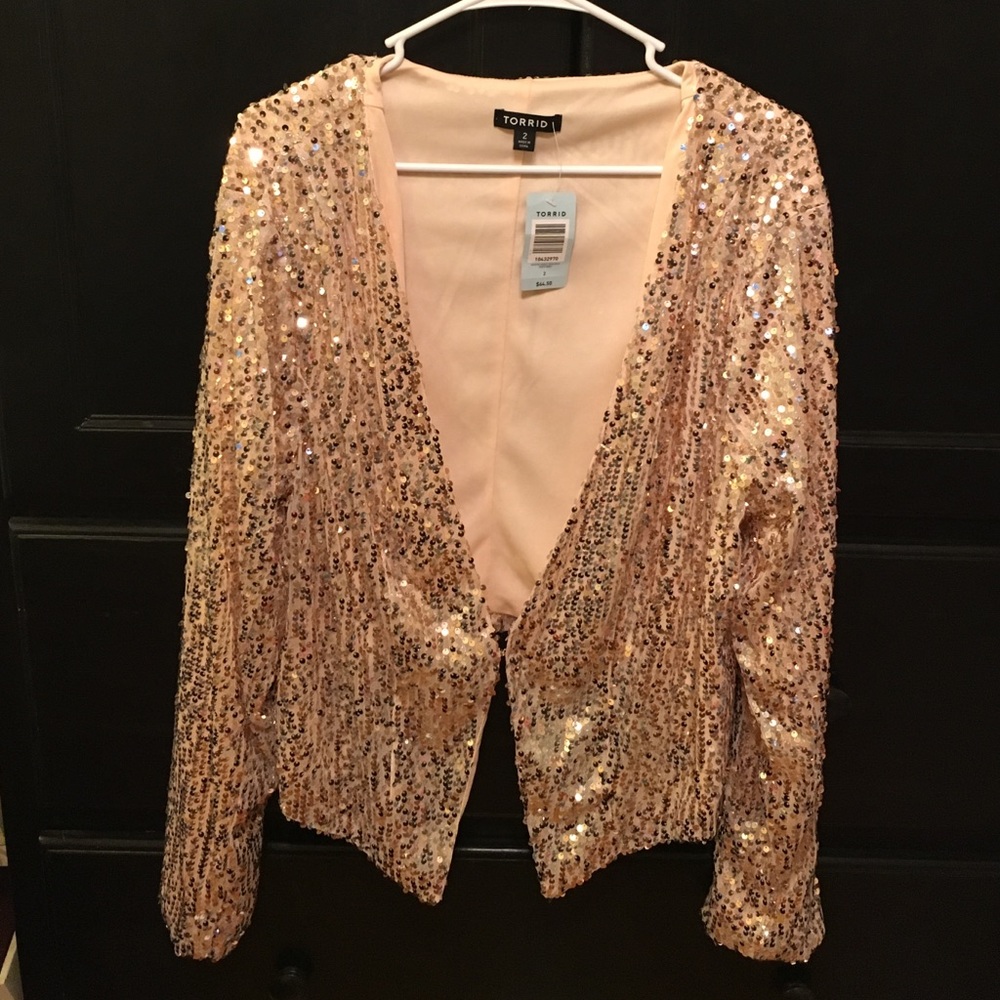 NWT Torrid Sequin Blazer size 2