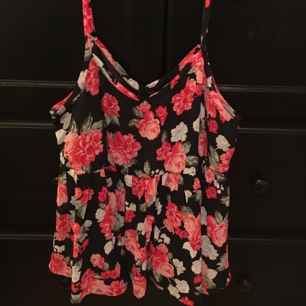 Torrid Rose Empire Waist Cami Size 1