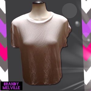 Brandy Melville Rolled Arm Tee Brandy Melville Rolled Arm Tee