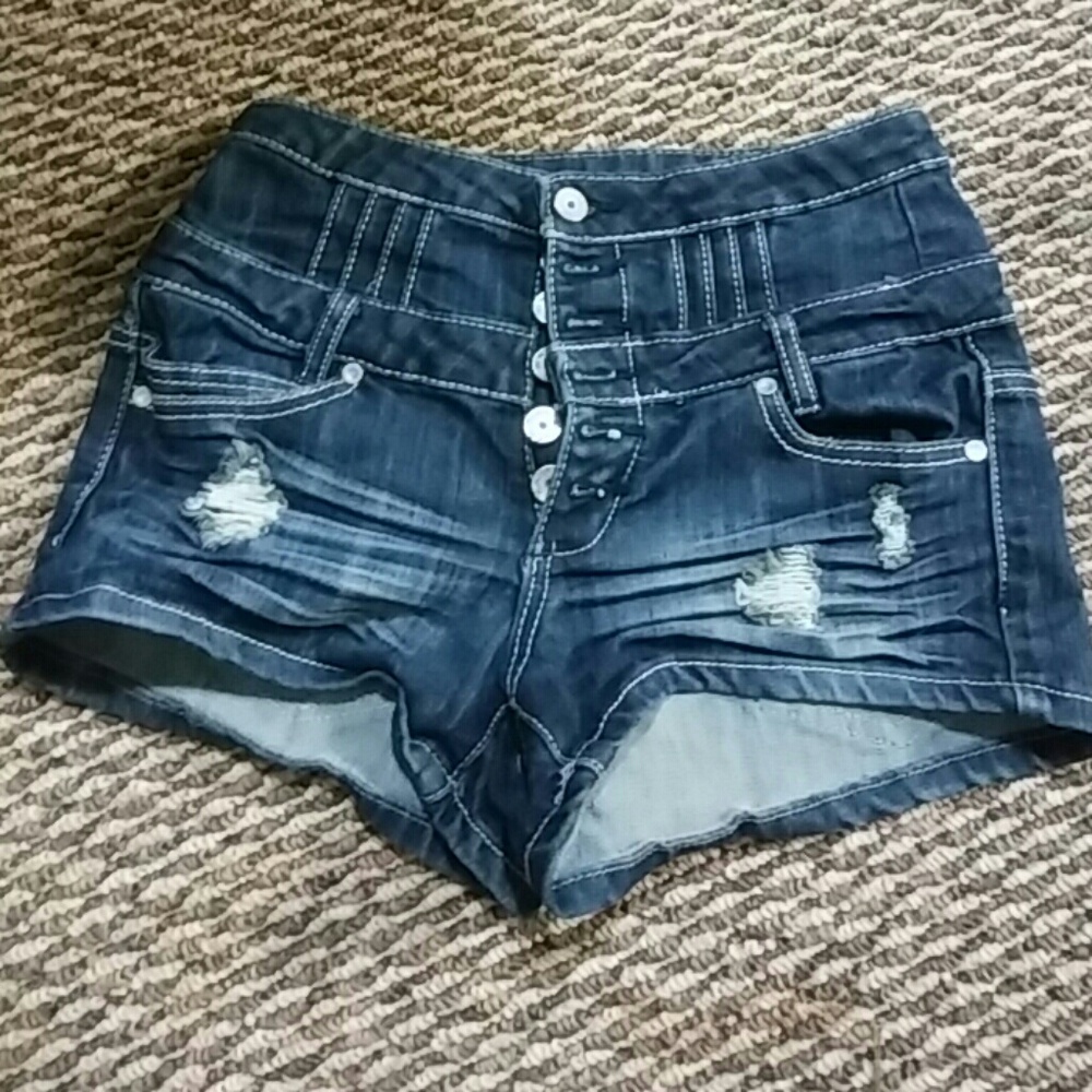 High waisted shorts