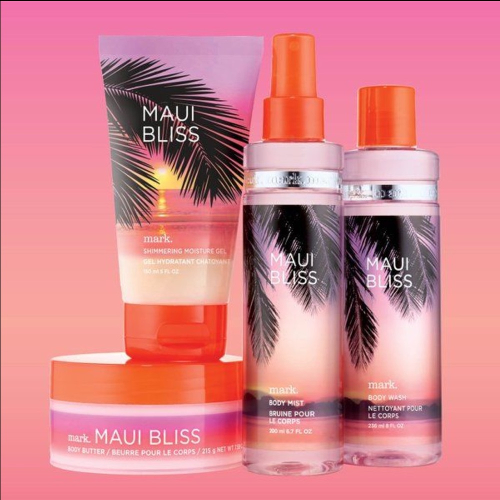 ISO AVON Mark Maui Bliss Body Butter, Wash, Spray