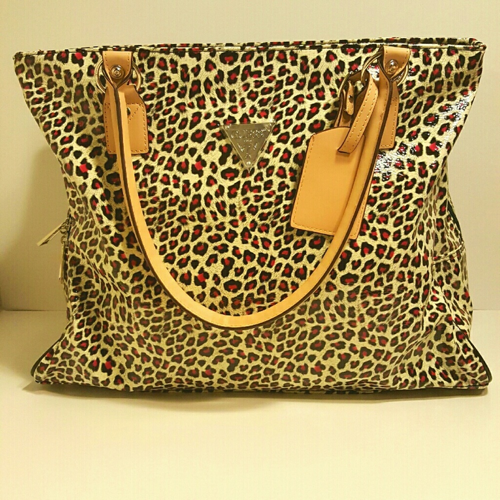 Guess Cheetah Print Tote