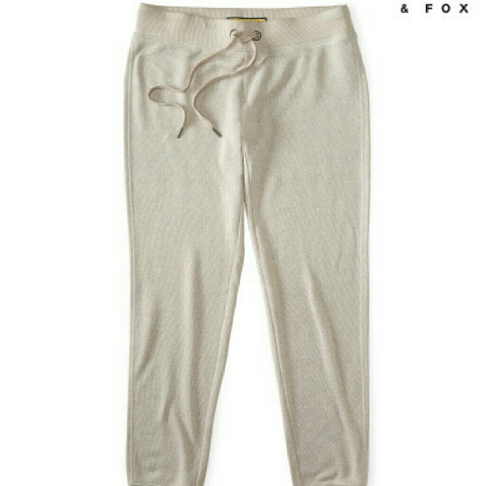 NWT Large Prince & Fox Sweater Fleece Jogger Pants