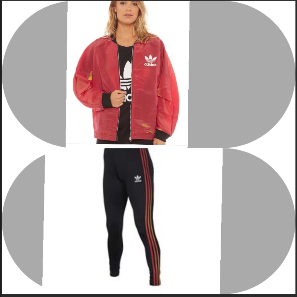 Adidas SPACE SHIFTER bomber and leggings set