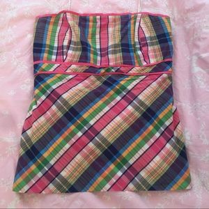 Size 4 Lilly Pulitzer strapless top like new