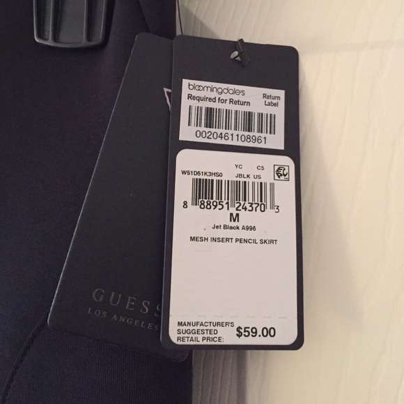 Guess Black Pencil Skirt - Picture 2 of 4