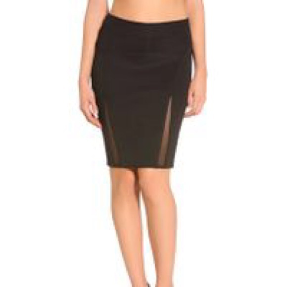 Guess Black Pencil Skirt - Picture 4 of 4