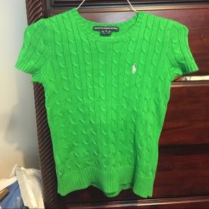 Small Ralph Lauren cable knit sweater like new