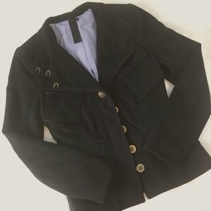 L.A.M.B Navy Military Style Jacket
