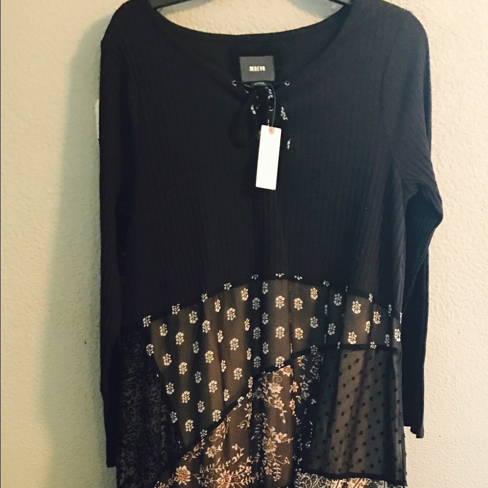 Belle Noir Patchwork dress