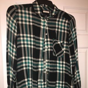 American Eagle Plaid Button Down