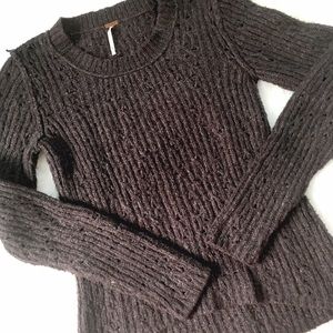 Free People Brown Sweater