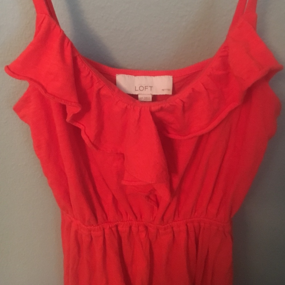 LOFT coral dress - Picture 3 of 3