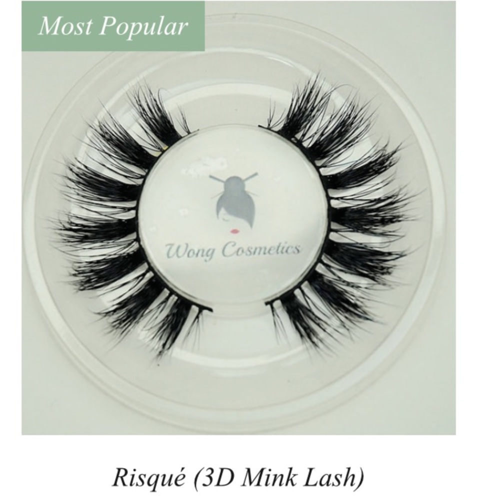 Wongcosmetics.com 3D Mink eyelashes in "Risqué"