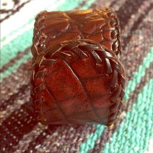 Custom Faux Alligator Western Cuff