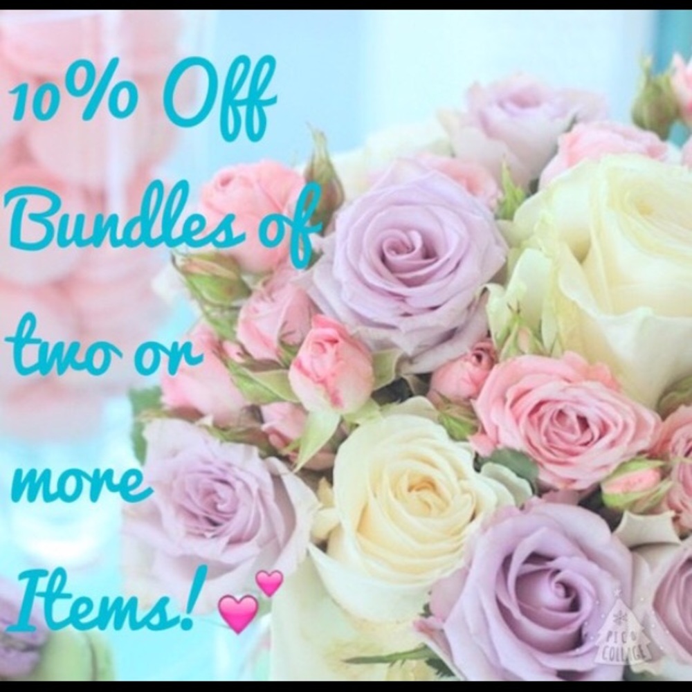 💘💐💗 I LOVE BUNDLES!! 1 shipping fee. 10% off 2+
