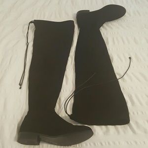 Thigh High Sz 11 Black Boots