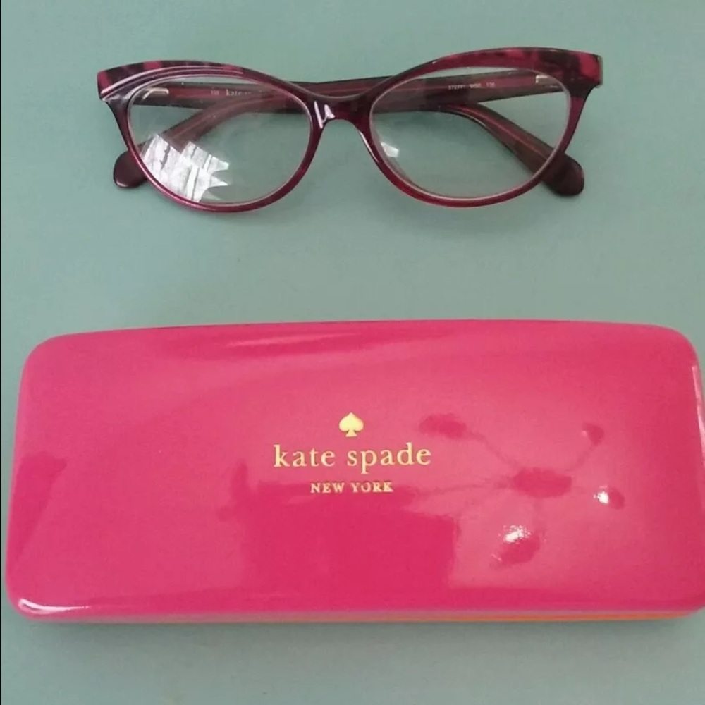 Kate Spade Steffi Pink Animal RX Eyeglasses