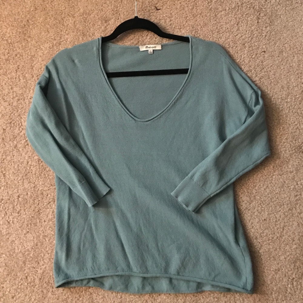 Madewell Lightweight V neck Sweater