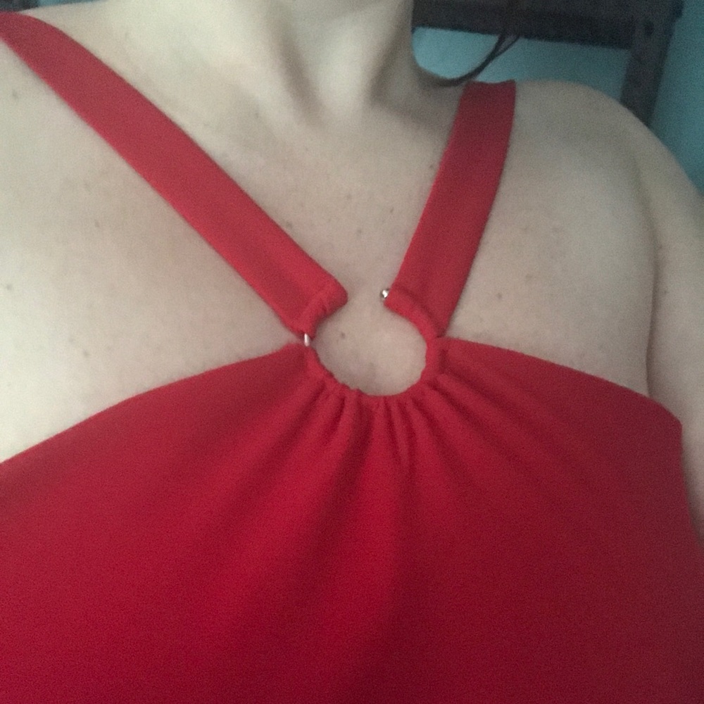 Like New Womens 16 Evan Picone Red Dress, Lined