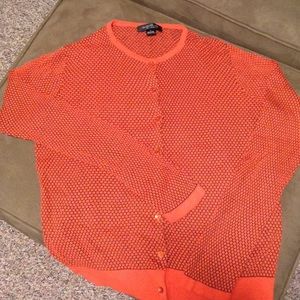 Orange cardigan