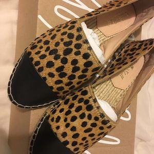 Loeffler Randall Cheetah Leopard Espadrilles 6 36