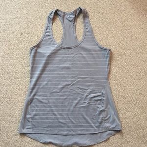 Athleta Chi tank - gray stripe