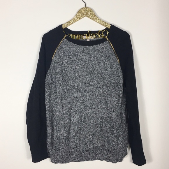 Banana Republic Sweaters - Banana Republic Black & Gray Wool Sweater