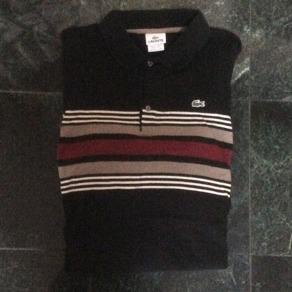 Men's Lacoste Short Sleeve Collared Shirt