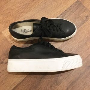Loeffler Randall Miko leather platform sneakers