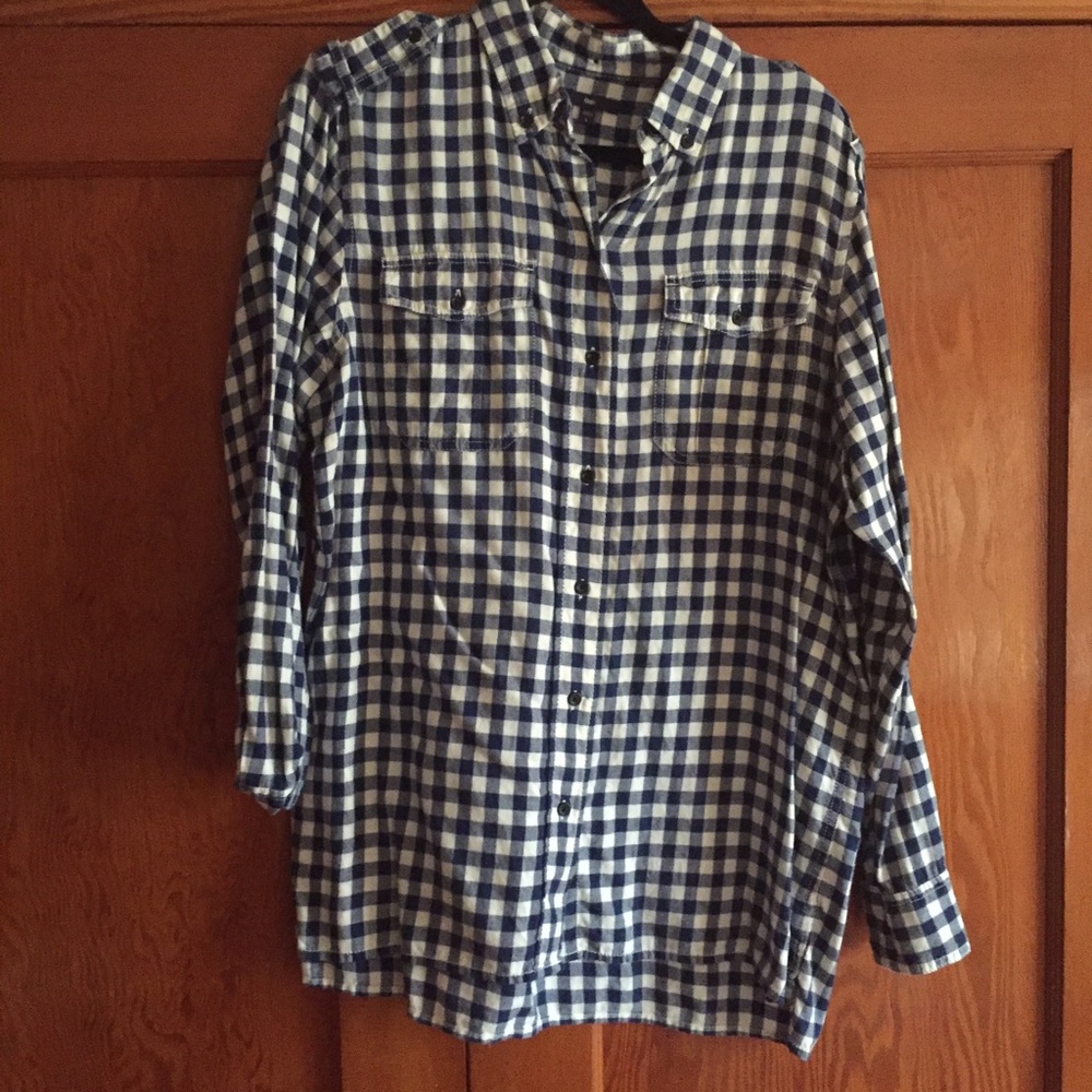 Flannel button down