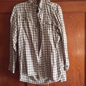 Flannel button down