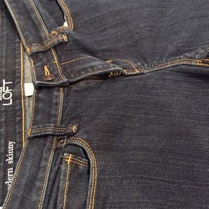 Loft ModernSkinny 4 Dark Jean